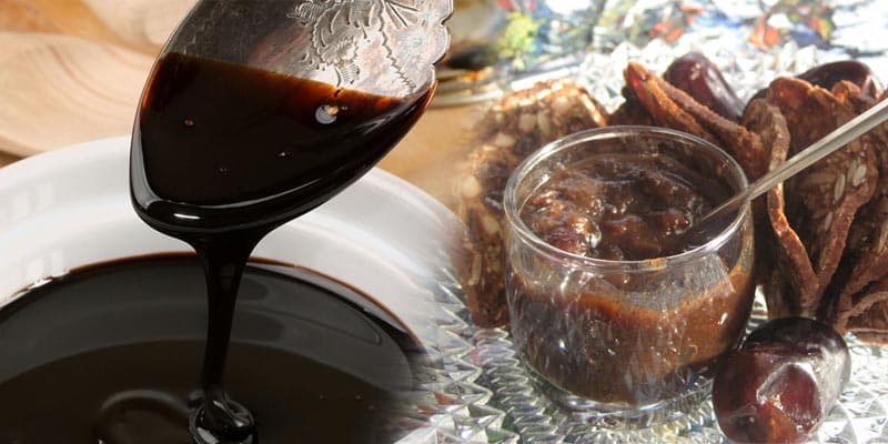 شیره خرما برای یبوست تهیه شده از خرماهای رسیده